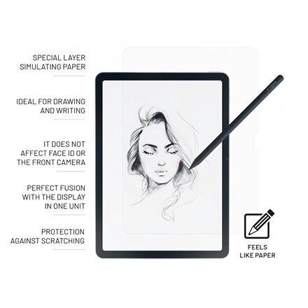 Fixed PaperGlass , Apple , Screen protector , iPad Air 11 (2024-2026) , Glass , Transparent