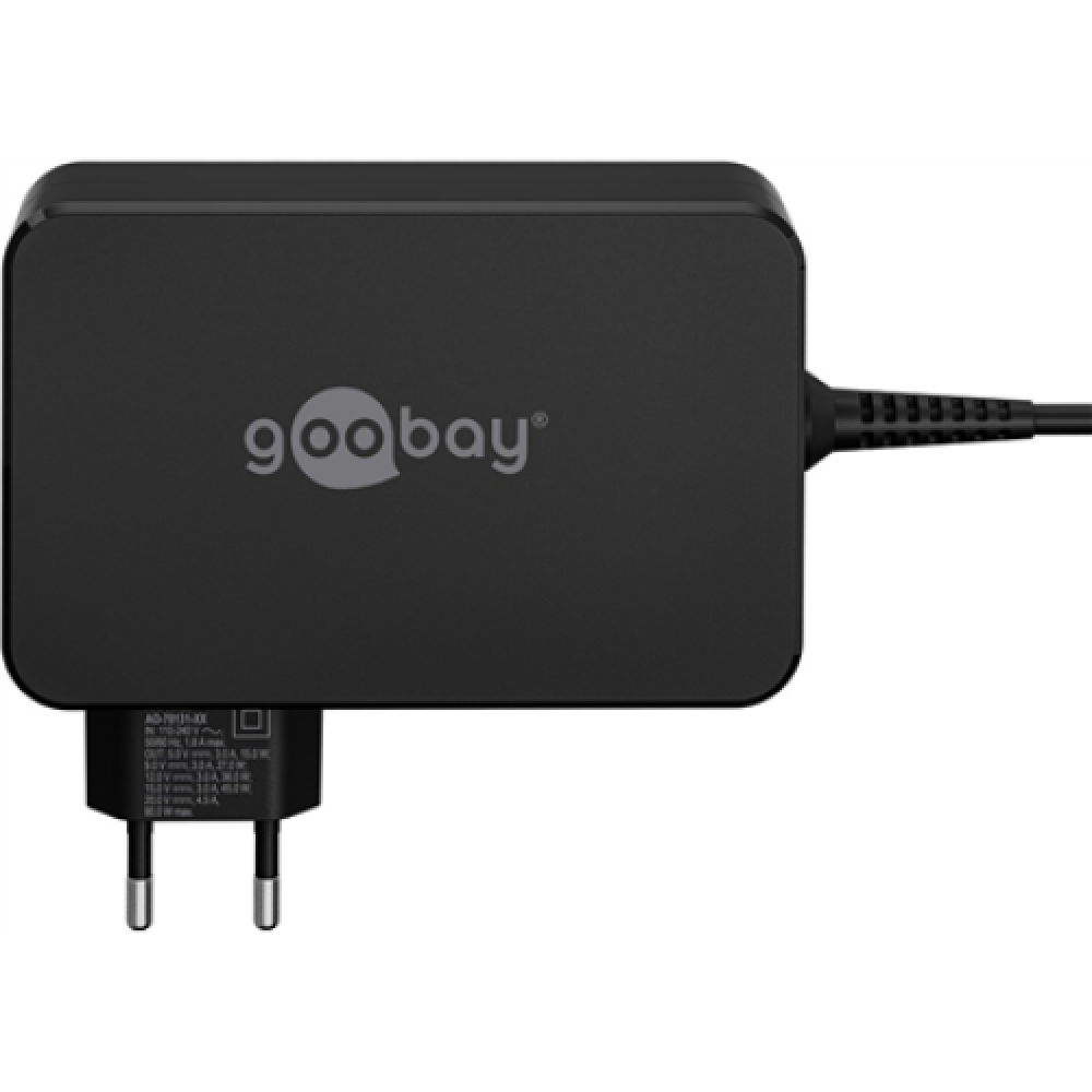 Goobay USB-C Charger for Laptops (90 W) , 65420