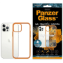 ClearCase , Cover , Apple , iPhone 12/12 Pro , Tempered glass, Polyethylene terephthalate, Thermoplastic polyurethane , Orange