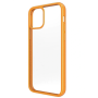 ClearCase , Cover , Apple , iPhone 12/12 Pro , Tempered glass, Polyethylene terephthalate, Thermoplastic polyurethane , Orange