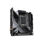 Gigabyte , B760I AORUS PRO DDR4 1.0 M/B , Processor family Intel , Processor socket LGA1700 , DDR4 DIMM , Memory slots 2 , Supported hard disk drive interfaces SATA, M.2 , Number of SATA connectors 4 , Chipset Intel B760 Express , Mini-ITX