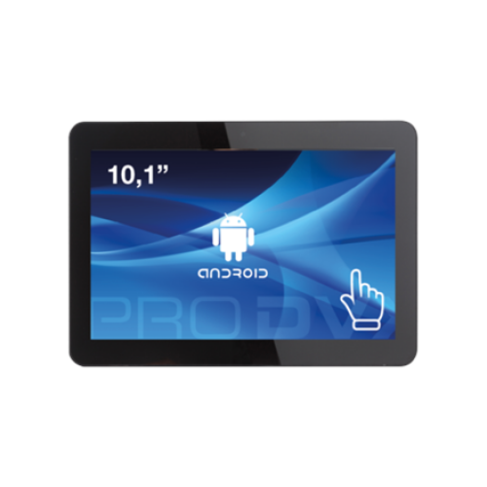 ProDVX APPC-10XP 10Android Touch Display PoE/1280x800/500Ca/Cortex A17 Quad Core RK3288/2GB/16GB eMMC Flash/Android 8/RJ45+WiFi/VESA/Black ProDVX , Android Touch Display , APPC-10XP , 10.1 , cd/m² , Landscape/Portrait , 24/7 , Android , 2 GB DDR3 SDRAM , 