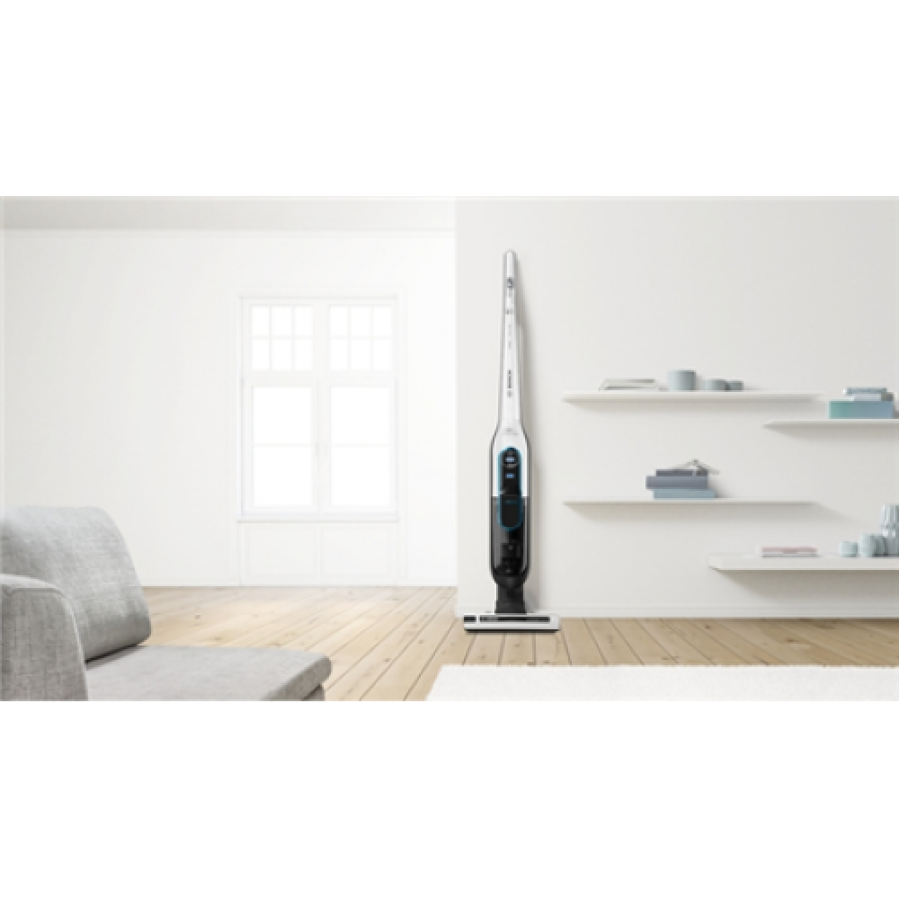 Bosch Vacuum cleaner BCH86SIL2 Athlet ProSilence 28Vmax Cordless operating, Handstick, 28 V, Operating time (max) 60 min, White, Warranty 24 month(s)
