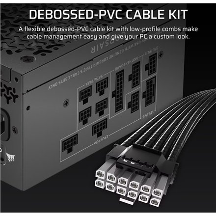 Corsair Fully Modular ATX Power Supply (EU) , RM850x SHIFT , 850 W , Black