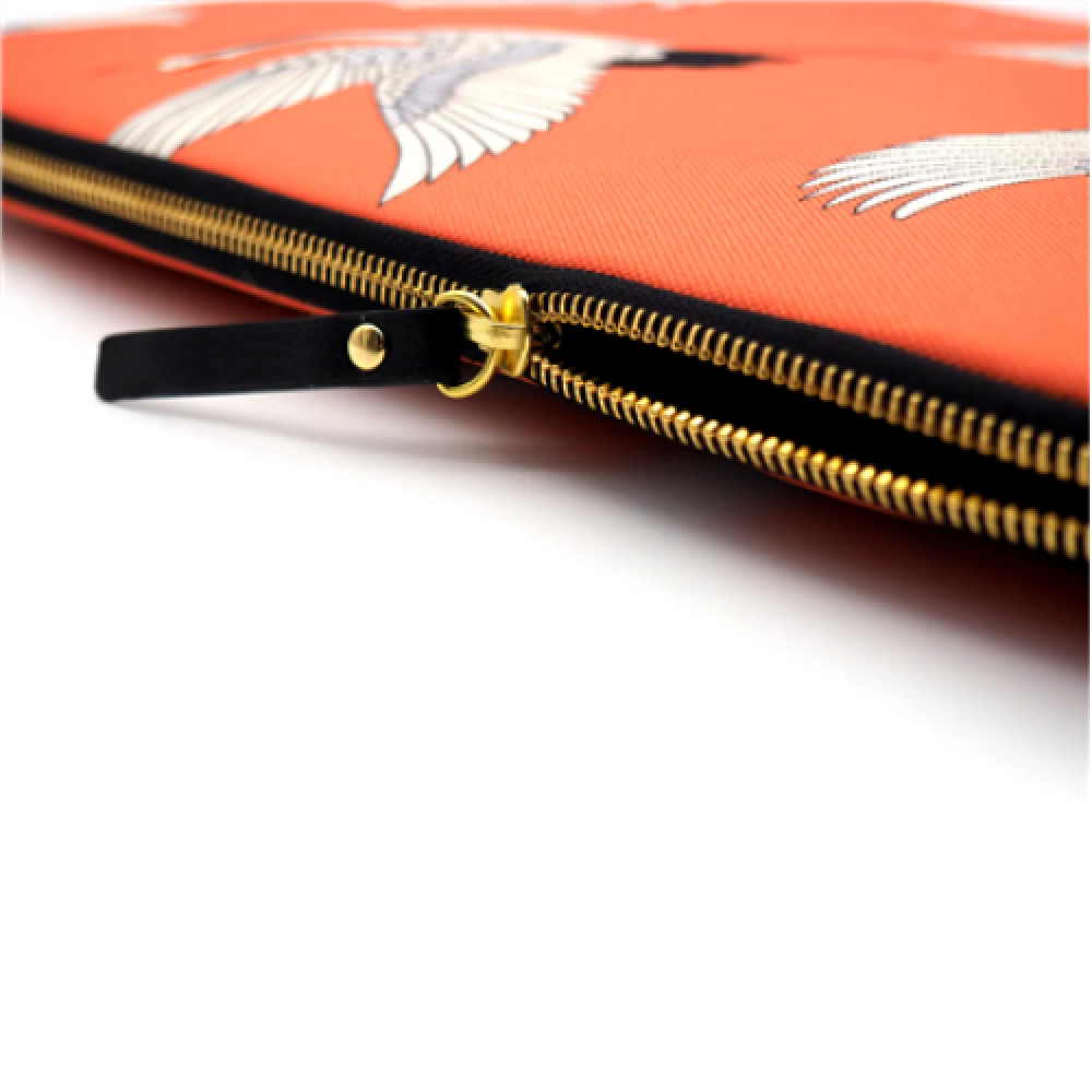Casyx , SLVS-000006 , Casyx for MacBook , Fits up to size 13 ”/14 , Sleeve , Coral Cranes , Waterproof