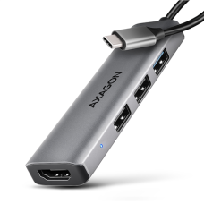 AXAGON USB-C 5Gbps STARTER 4in1 Hub , HMC-H3A