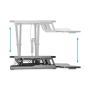 Digitus , DA-90380-1 Ergonomic Workspace Riser