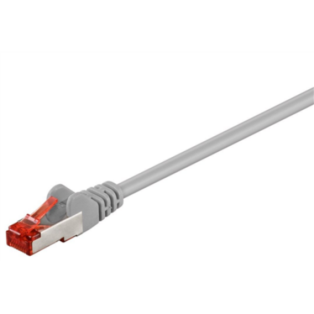 Goobay CAT 6 patch cable S/FTP (PiMF) 93569 1 m, Grey