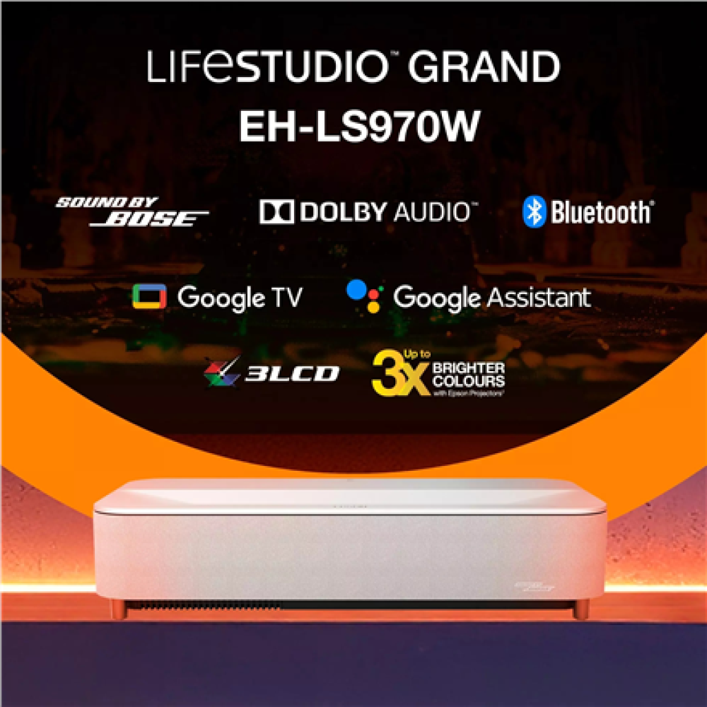 Epson EH-LS970W , 4000 ANSI lumens , 4K UHD (3840 x 2160) , White , Wi-Fi