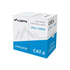 Lanberg LAN Cable Cat.6 FTP, Solid CU Grey CPR + Fluke Passed , LCF6-11CU-0305-S , 305 m