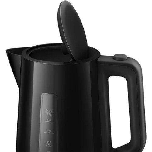 Philips , Kettle , HD9318/20 , Electric , 2200 W , 1.7 L , Plastic , 360° rotational base , Black
