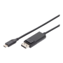 Digitus , USB-C , DisplayPort , USB Type-C adapter cable , USB-C to DP , 2 m