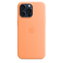 Apple , Silicone Case with MagSafe , Case with MagSafe , Apple , iPhone 15 Pro Max , Silicone , Orange Sorbet