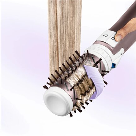 Rowenta , ACTIV PREMIUM CARE Hair Brush , CF9540 , Ceramic heating system , Ion conditioning , Barrel diameter 40 - 50 mm , Number of heating levels 2 , 1000 W , Styling comb , Metal cinnamon pink