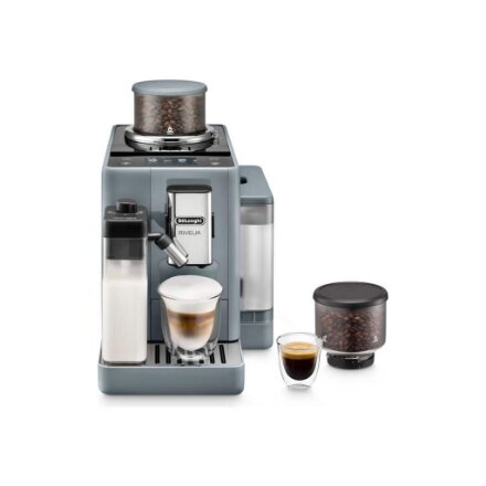 Delonghi Coffee Maker , EXAM440.55.G Rivelia , Pump pressure 19 bar , Built-in milk frother , Automatic , 1450 W , Pebble Grey
