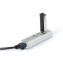 Digitus , USB Type-C 3-Port Hub + Fast Ethernet LAN Adapter , DA-70253