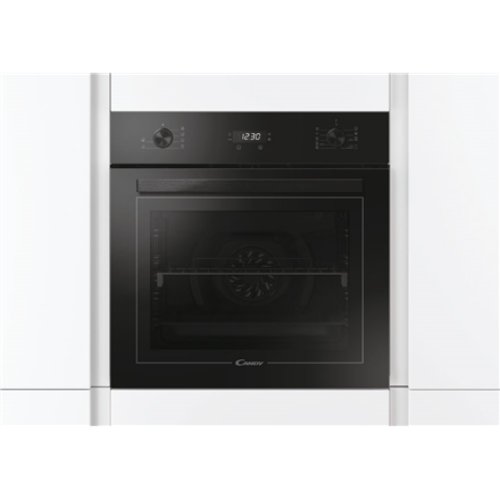 Candy , Oven , FCM996NRL , 70 L , Multifunctional , Aquactiva/Pyrolysis , Mechanical and electronic , Steam function , Height 59.5 cm , Width 59.5 cm , Black