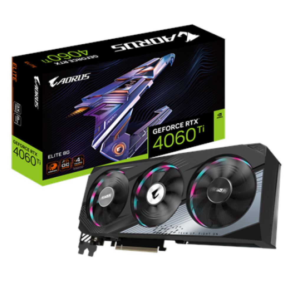 Gigabyte GV-N406TAORUS E-8GD 1.0 NVIDIA, 8 GB, GeForce RTX 4060 Ti, GDDR6, PCI-E 4.0, HDMI ports quantity 2, Memory clock speed 18000 MHz