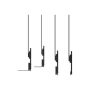 Neomounts AV2-500BL Videobar kit , 43-110 , Maximum weight (capacity) 10 kg , Black