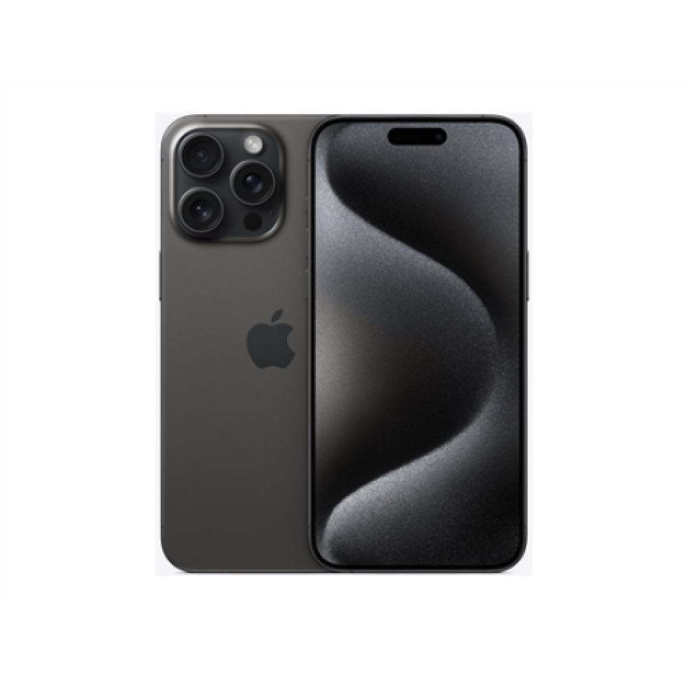 Apple , iPhone 15 Pro Max , Black Titanium , 6.7 , Super Retina XDR , 1290 x 2796 pixels , Apple , A17 Pro , Internal RAM 8 GB , 512 GB , Dual SIM , Nano-SIM and eSIM , 4G , 5G , Main camera resolution 48+12 MP , Secondary camera resolution 12 MP , iOS , 