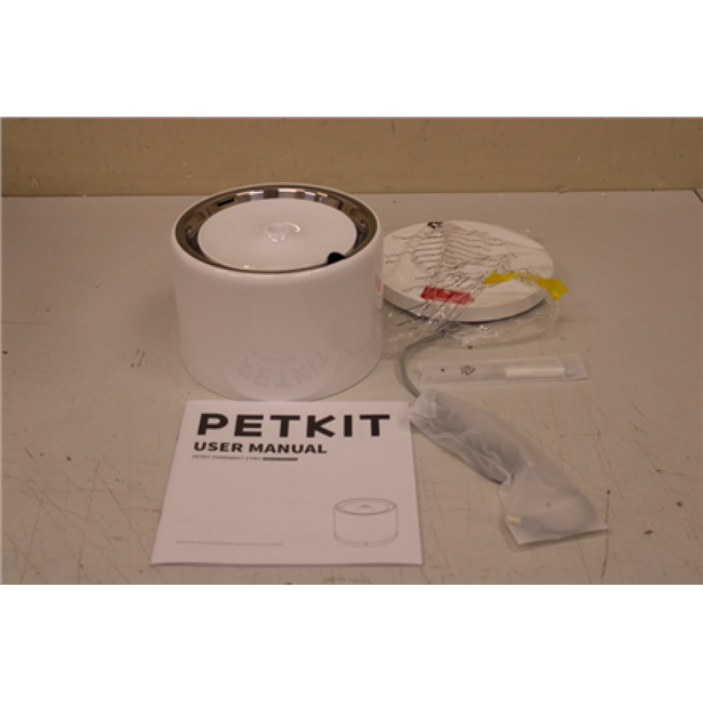SALE OUT. Petkit Eversweet 3 Pro Drinking Fountain, UVC Wireless Pump, White , PETKIT , Smart Pet Drinking Fountain , Eversweet 3 Pro (UVC) , Capacity 1.35 L , Filtering , Material Stainless Steel , White , DEMO