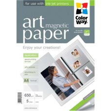 ART , White , 650 g/m² , A4 , A4 , Matte Magnetic Photo Paper