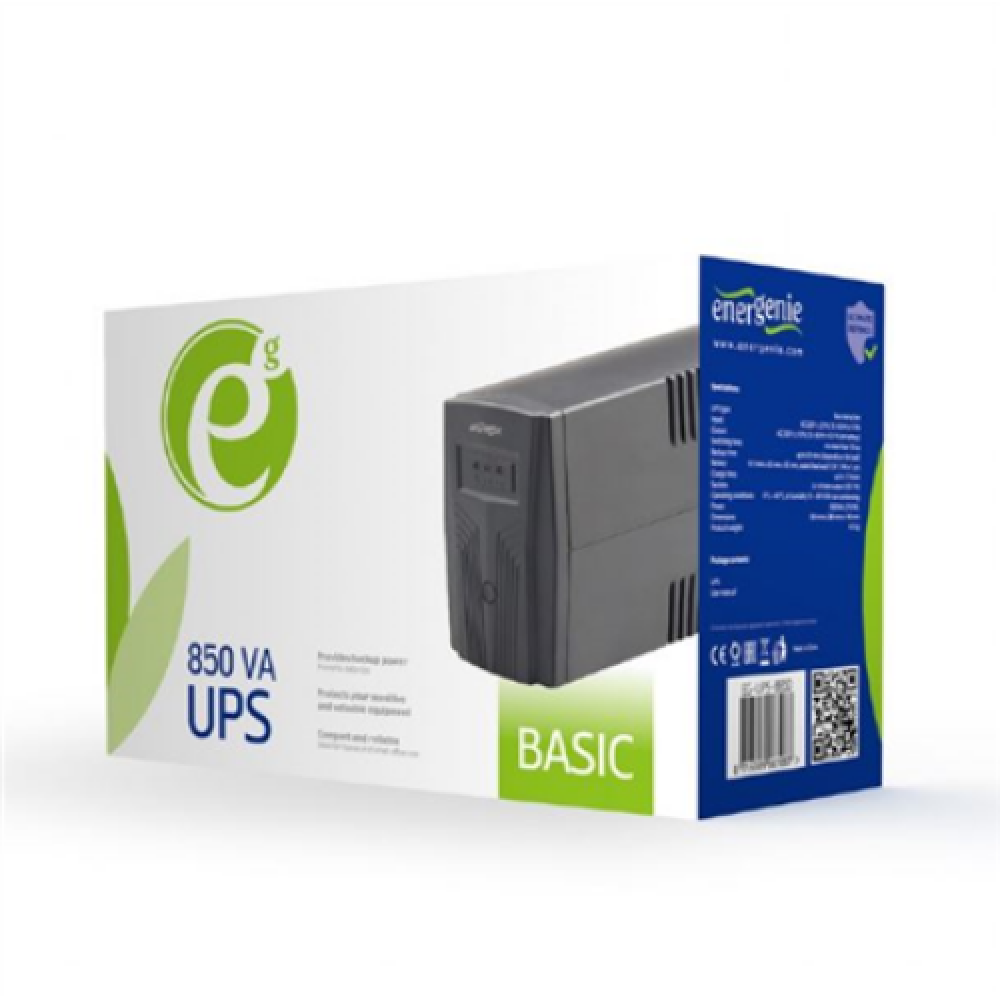 EnerGenie , EG-UPS-B850 Basic 850 UPS, Shuko output sockets , 850 VA , 220V±25% V , AC 220V±10% V
