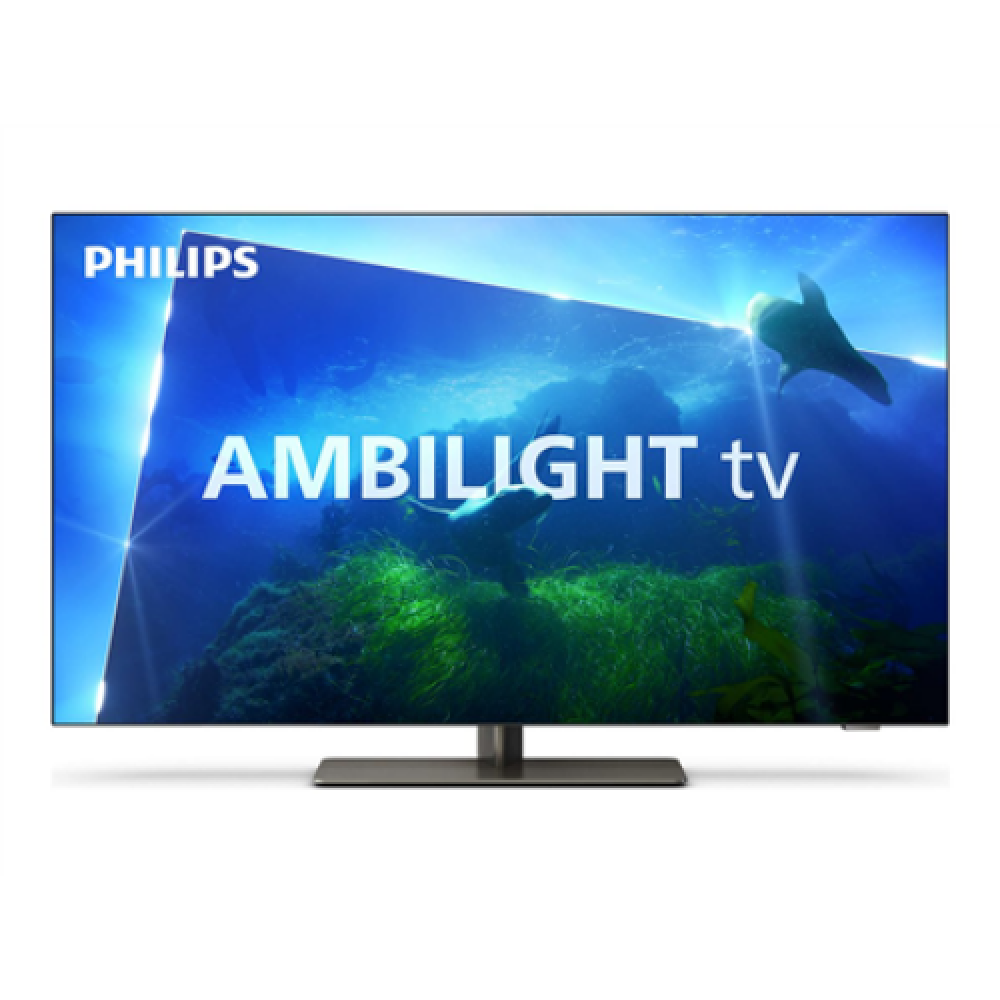 Philips , 4K UHD OLED Android TV with Ambilight , 55OLED818/12 , 55 (139cm) , Smart TV , Android , 4K UHD OLED