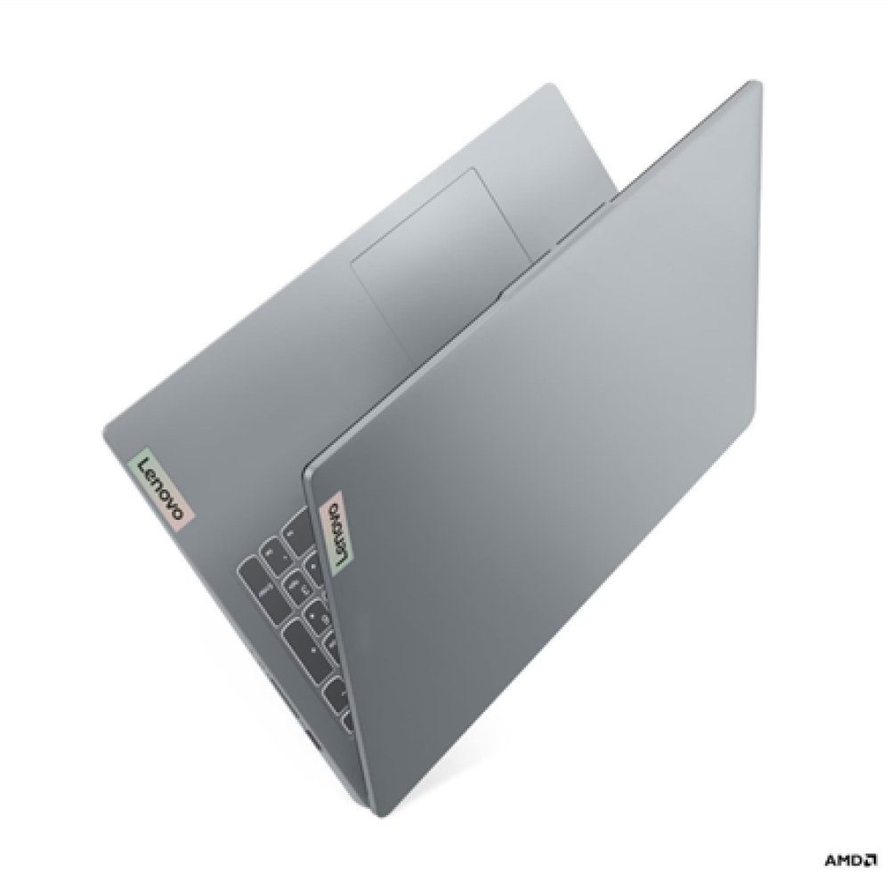 Lenovo IdeaPad Slim 3 15AMN8 AMD , Arctic Grey , 15.6 , IPS , FHD , 1920 x 1080 pixels , Anti-glare , AMD Ryzen 5 , 40 , 8 GB , Soldered LPDDR5 , Solid-state drive capacity 512 GB , AMD Radeon 610M Graphics , Windows 11 Home , 802.11ax , Bluetooth version