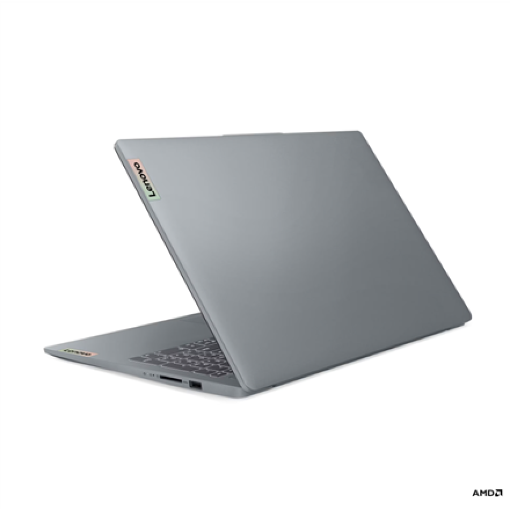Lenovo IdeaPad Slim 3 15AMN8 AMD , Arctic Grey , 15.6 , IPS , FHD , 1920 x 1080 pixels , Anti-glare , AMD Ryzen 5 , 40 , 8 GB , Soldered LPDDR5 , Solid-state drive capacity 512 GB , AMD Radeon 610M Graphics , Windows 11 Home , 802.11ax , Bluetooth version