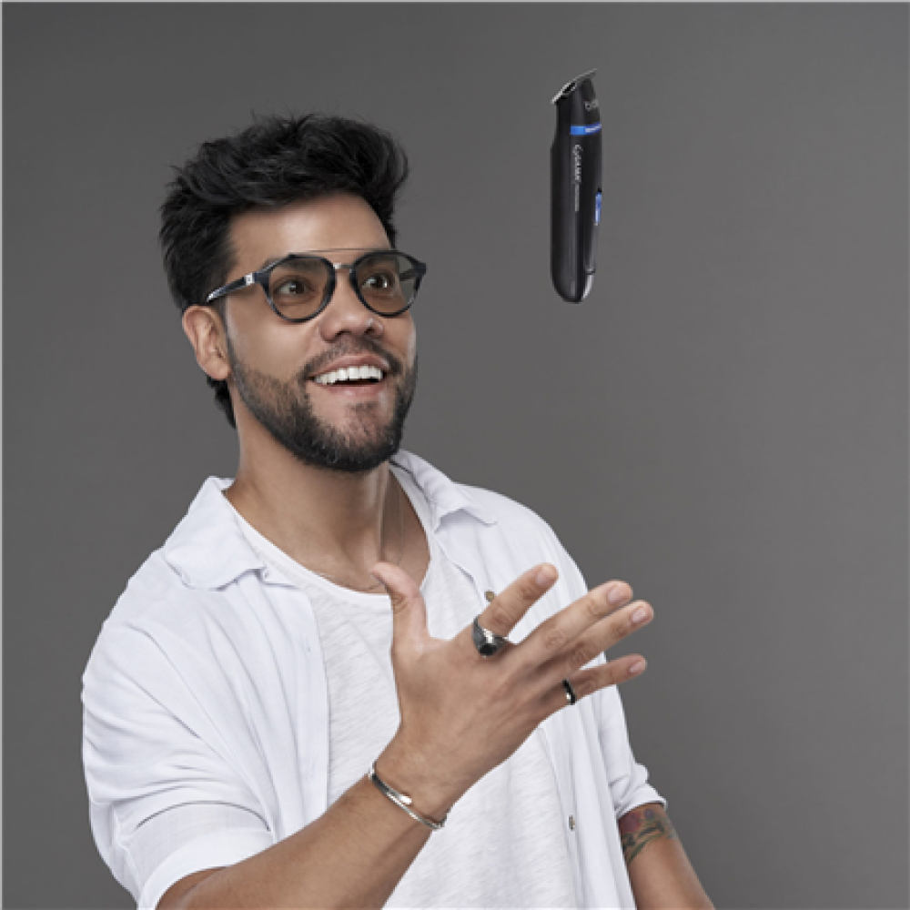 GA.MA Trimmer , PM6502 Beetle Lumine , Corded/Cordless , Black