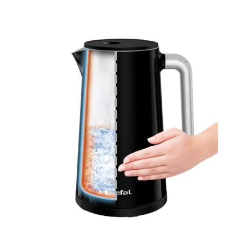 TEFAL Kettle , KO8518 , Electric , 1800 W , 1.7 L , Plastic , 360° rotational base , Black