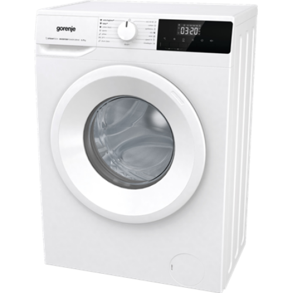 Gorenje Washing Machine , WNHPI72SCS , Energy efficiency class C , Front loading , Washing capacity 7 kg , 1200 RPM , Depth 47 cm , Width 60 cm , Display , LCD , Steam function , White