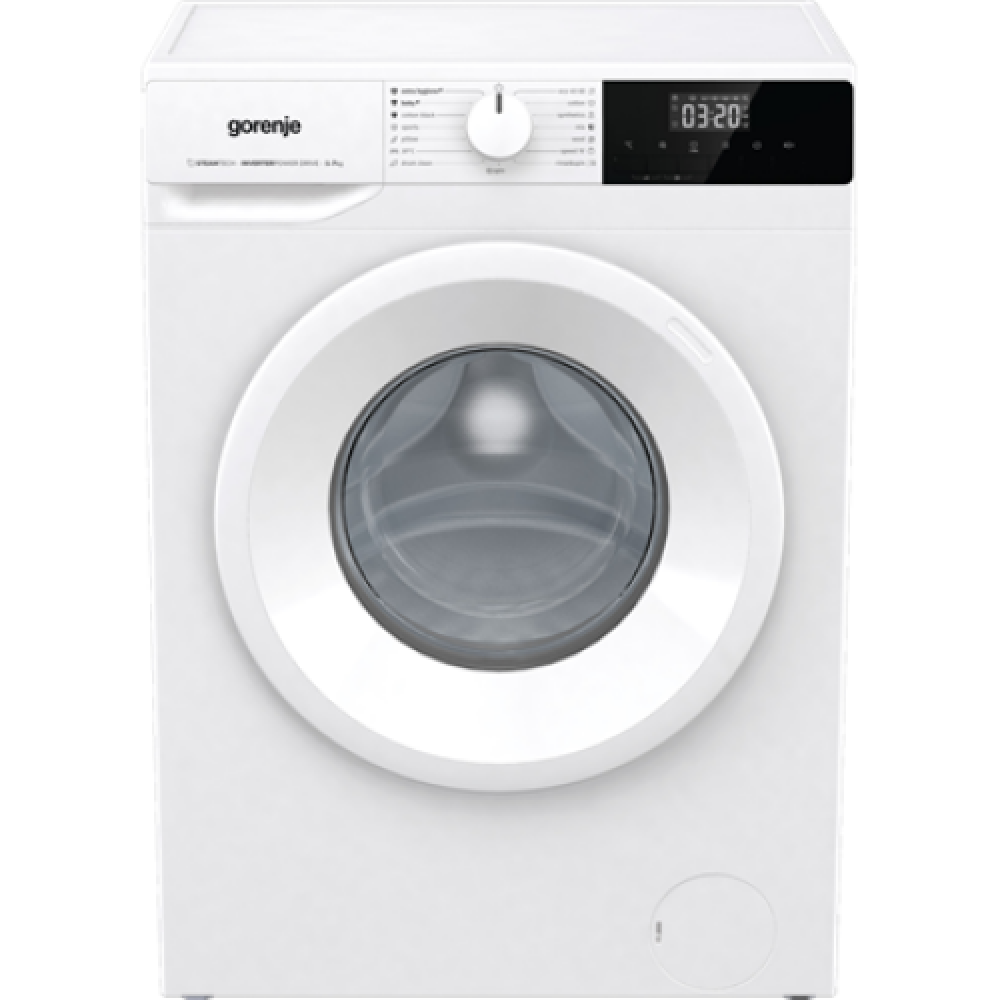 Gorenje Washing Machine , WNHPI72SCS , Energy efficiency class C , Front loading , Washing capacity 7 kg , 1200 RPM , Depth 47 cm , Width 60 cm , Display , LCD , Steam function , White