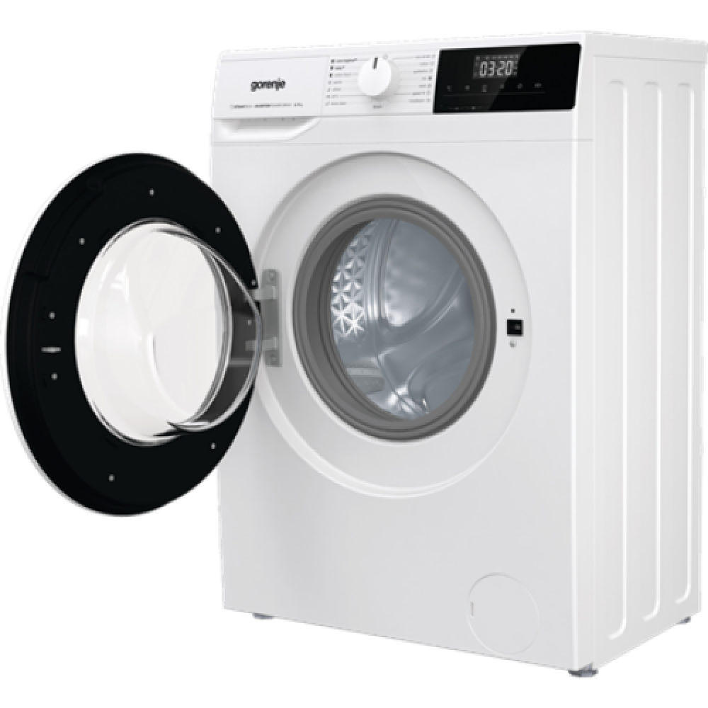 Gorenje Washing Machine , WNHPI72SCS , Energy efficiency class C , Front loading , Washing capacity 7 kg , 1200 RPM , Depth 47 cm , Width 60 cm , Display , LCD , Steam function , White