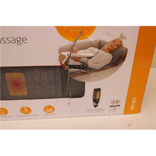 SALE OUT. Medisana , Vibration Massage Mat , MM 825 , Number of massage zones 4 , Number of power levels 2 , Heat function , Grey , DAMAGED PACKAGING