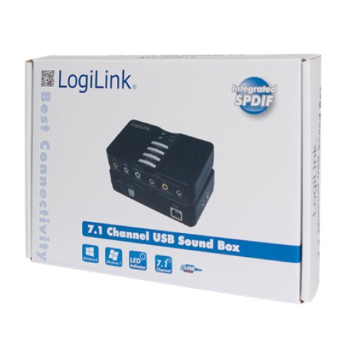 Logilink , USB sound box 7.1 8-channel , UA0099
