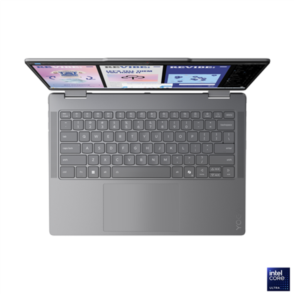 Lenovo Yoga 7 2-in-1 14ILL10 , Luna Grey , 14 , OLED , Touchscreen , WUXGA , 1920 x 1200 pixels , Intel Core Ultra 7 , 256V , 16 GB , Soldered LPDDR5x , Solid-state drive capacity 512 GB , Intel Arc Graphics 140V , Windows 11 Home , 802.11be , Bluetooth v