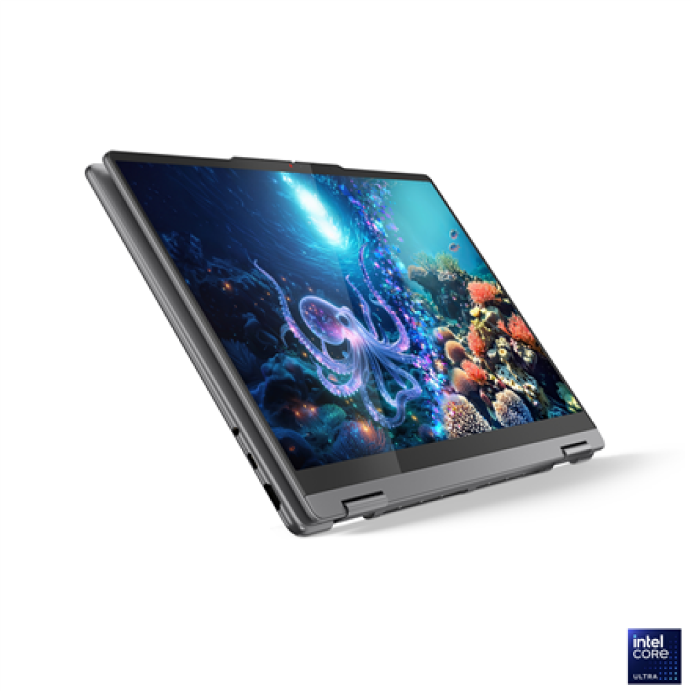Lenovo Yoga 7 2-in-1 14ILL10 , Luna Grey , 14 , OLED , Touchscreen , WUXGA , 1920 x 1200 pixels , Intel Core Ultra 7 , 256V , 16 GB , Soldered LPDDR5x , Solid-state drive capacity 512 GB , Intel Arc Graphics 140V , Windows 11 Home , 802.11be , Bluetooth v