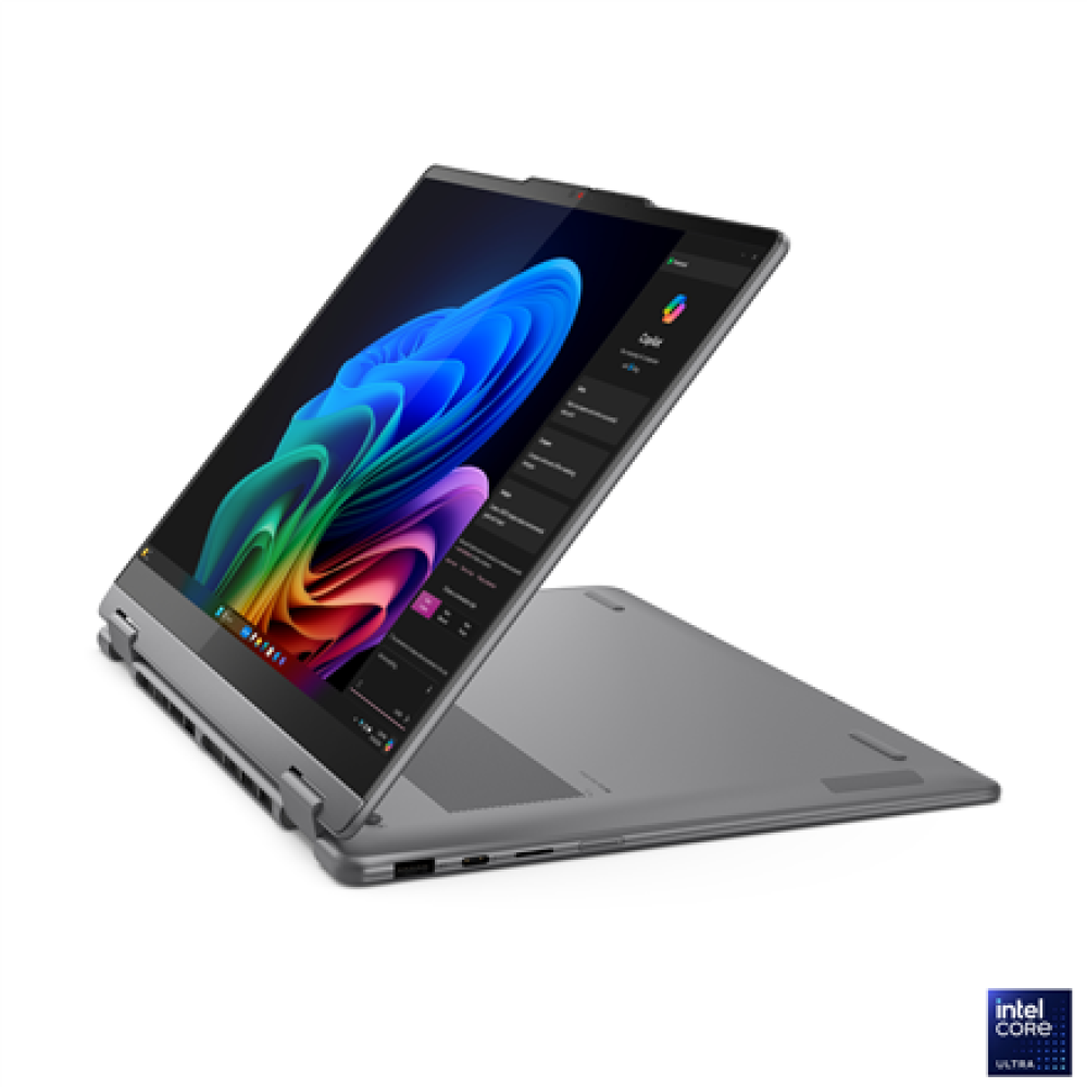 Lenovo Yoga 7 2-in-1 14ILL10 , Luna Grey , 14 , OLED , Touchscreen , WUXGA , 1920 x 1200 pixels , Intel Core Ultra 7 , 256V , 16 GB , Soldered LPDDR5x , Solid-state drive capacity 512 GB , Intel Arc Graphics 140V , Windows 11 Home , 802.11be , Bluetooth v