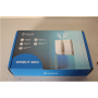 SALE OUT. Ecovacs Window cleaning robot WINBOT MINI, Auto-Spray, Steady climbing system, WIN-SLAM 3.0, Grey , Ecovacs Windows Cleaner Robot , WINBOT MINI GREY , Corded , Grey , DAMAGED PACKAGING, USED, DIRTY, USED LIQUID BOTTLE