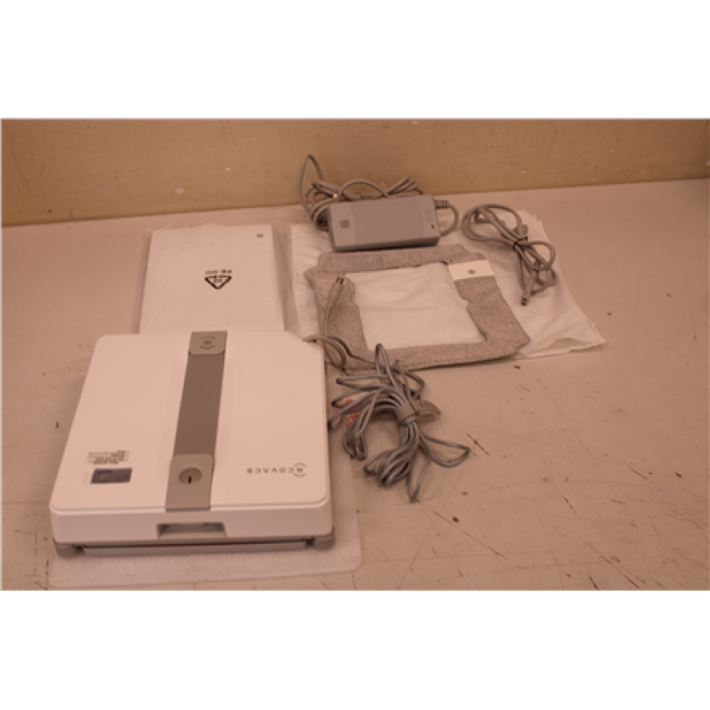 SALE OUT. Ecovacs Window cleaning robot WINBOT MINI, Auto-Spray, Steady climbing system, WIN-SLAM 3.0, Grey , Ecovacs Windows Cleaner Robot , WINBOT MINI GREY , Corded , Grey , DAMAGED PACKAGING, USED, DIRTY, MISSING LIQUID BOTTLE