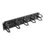 Lanberg 19 cable management brush panel 10 rings - type B 2U, black , Lanberg