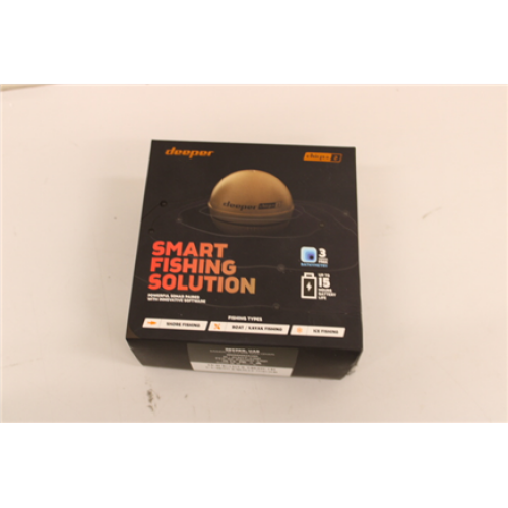 SALE OUT. Deeper Smart Sonar Chirp+ 2 Sonar DAMAGED PACKAGING Desert sand Yes