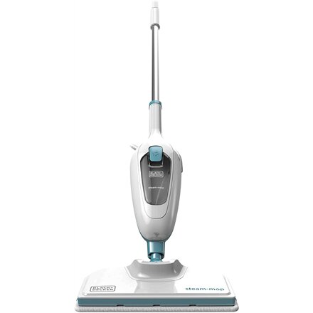 BLACK & DECKER Steam mop , FSM13E1-QS , Power 1300 W , Water tank capacity 0.38 L , White