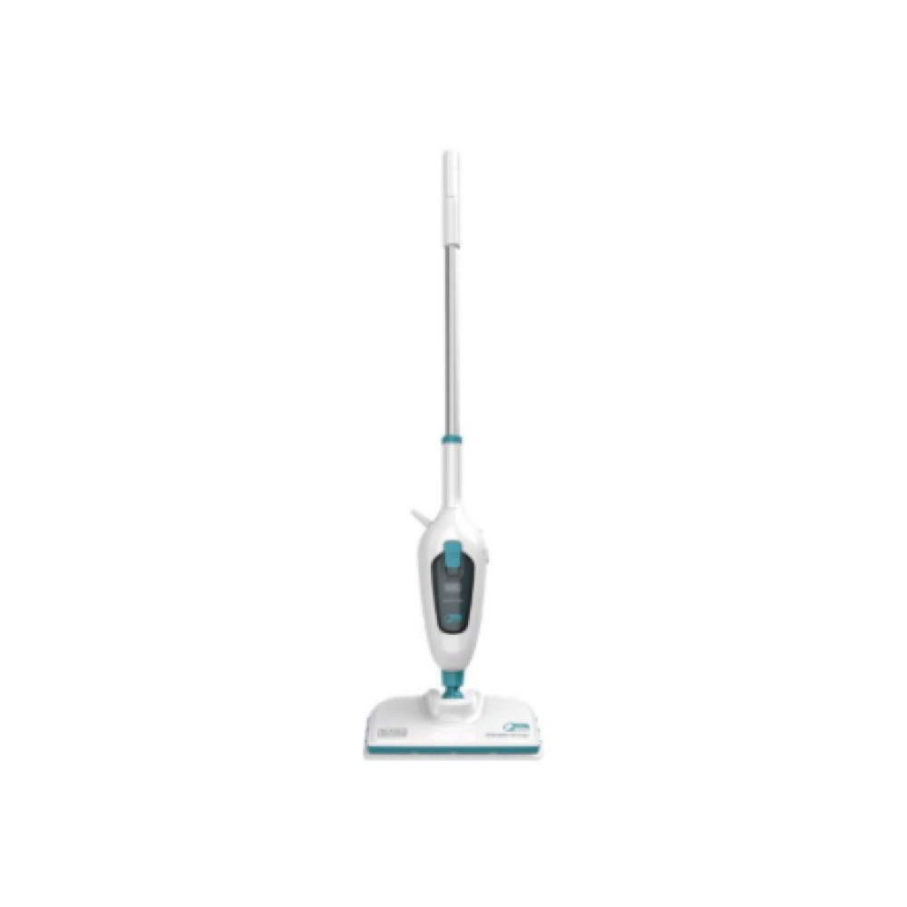 BLACK & DECKER Steam mop , FSM13E1-QS , Power 1300 W , Water tank capacity 0.38 L , White
