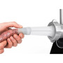 Bosch , Meat mincer , MFW3850B , White , 1800 W , Number of speeds 2 , Throughput (kg/min) 2 , Shredder with 4 drums for: slicing, potato grating, coarse grating and fine grating; Citrus press; Discs: 2,7 / 4 / 8; Sausage horn; Kebbe