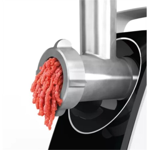 Bosch , Meat mincer , MFW3850B , White , 1800 W , Number of speeds 2 , Throughput (kg/min) 2 , Shredder with 4 drums for: slicing, potato grating, coarse grating and fine grating; Citrus press; Discs: 2,7 / 4 / 8; Sausage horn; Kebbe