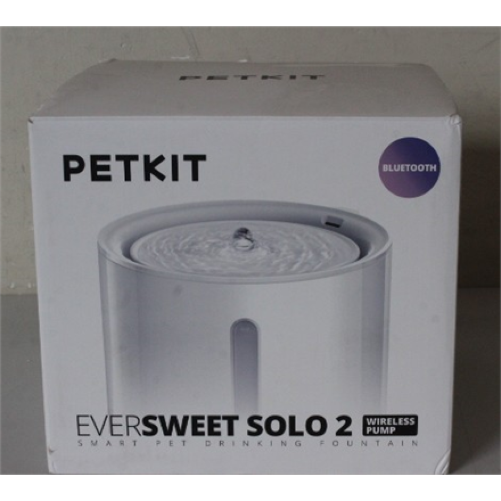SALE OUT. Petkit P4114 (CT-W2) Eversweet Solo 2 Fountain, White , PETKIT , Smart Pet Drinking Fountain , Eversweet Solo 2 , Capacity 2 L , Filtering , Material Plastic , White , DEMO , 24 month(s)