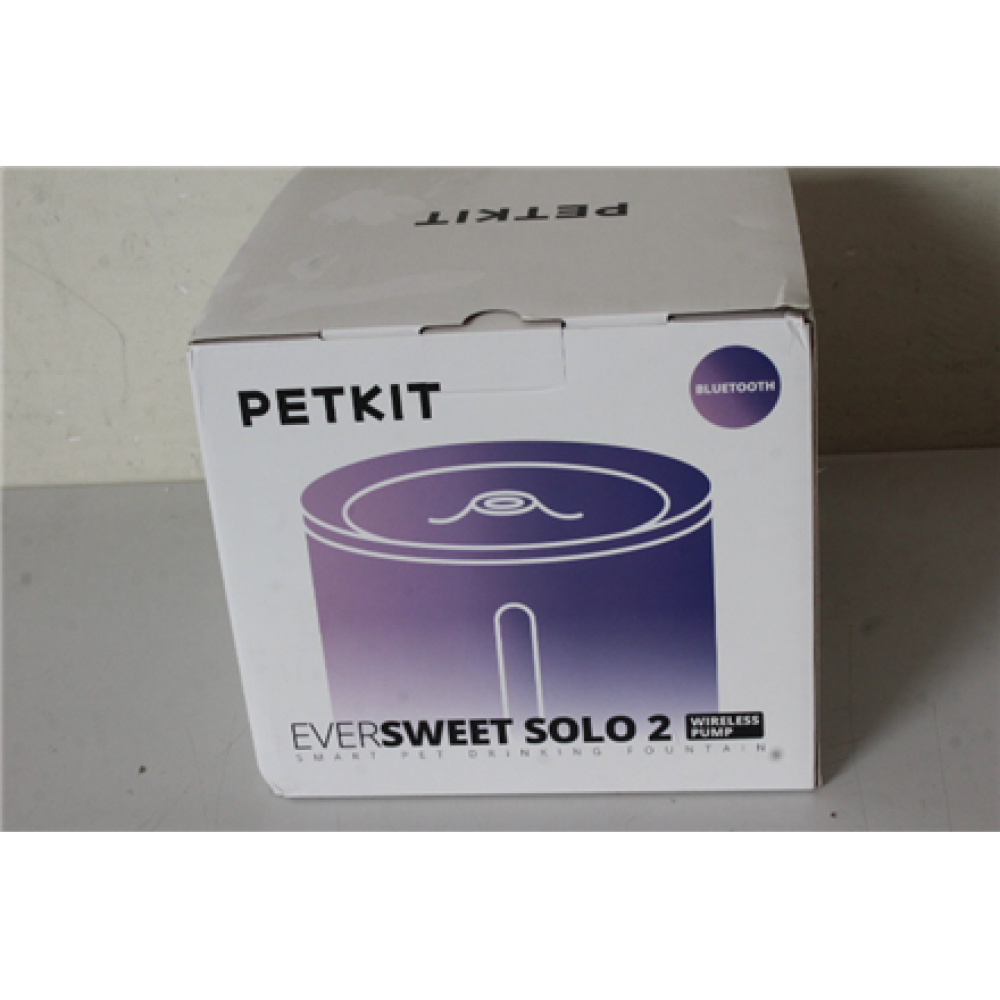 SALE OUT. Petkit P4114 (CT-W2) Eversweet Solo 2 Fountain, White , PETKIT , Smart Pet Drinking Fountain , Eversweet Solo 2 , Capacity 2 L , Filtering , Material Plastic , White , DEMO , 24 month(s)